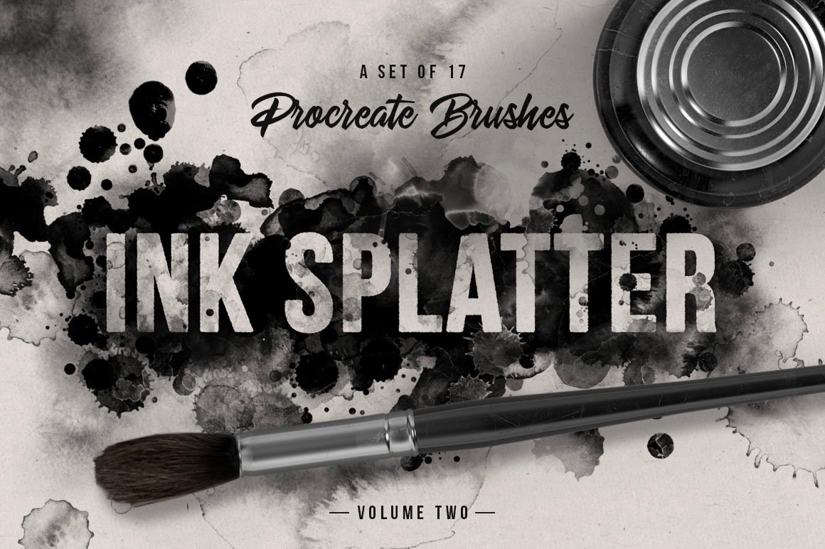 Ink Splatter Vol. 2 Procreate Brushes