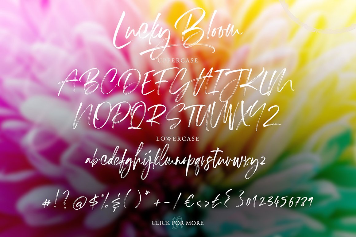 Lucky Bloom SVG Font
