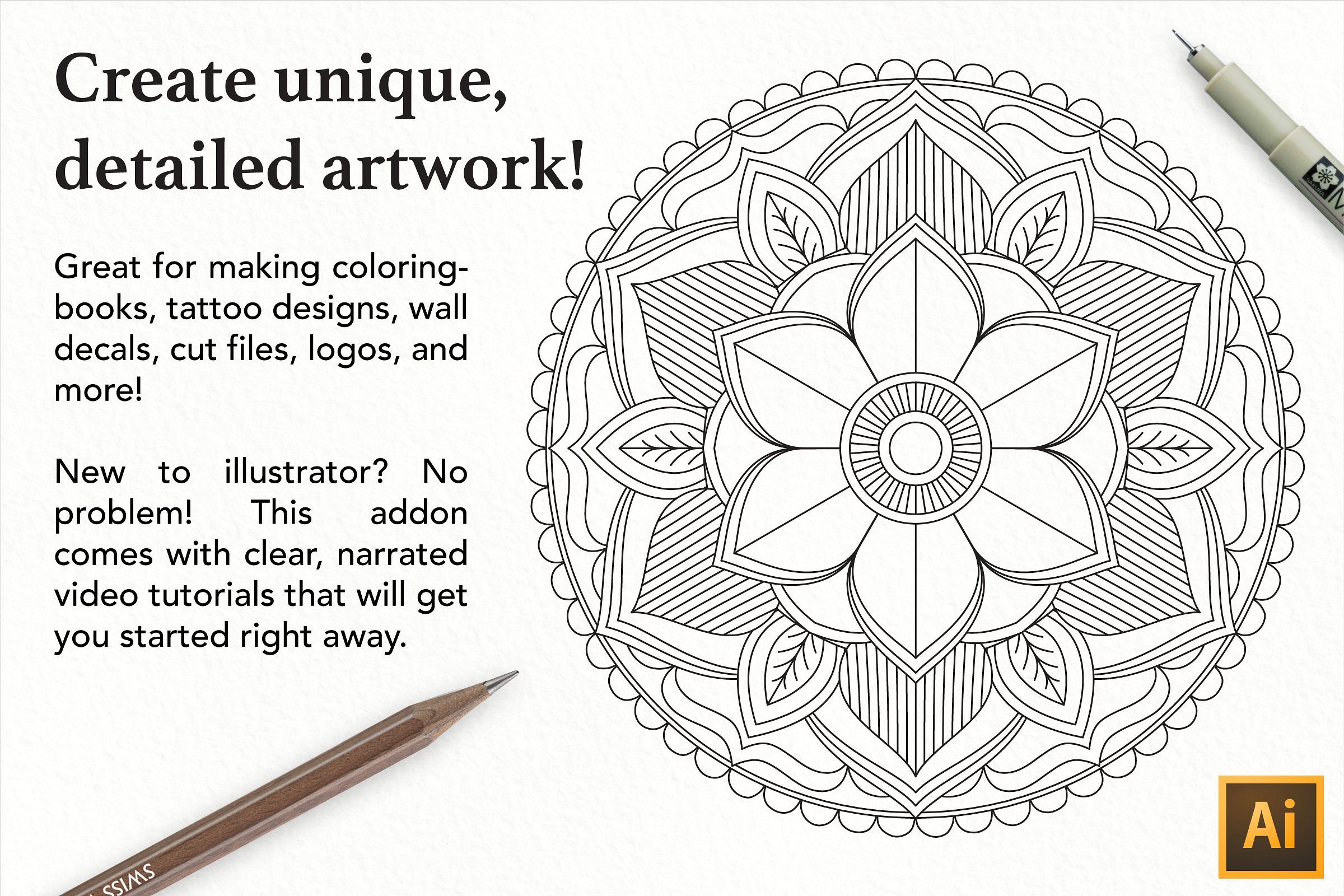 Mandala Creator For Illustrator - Original Edition
