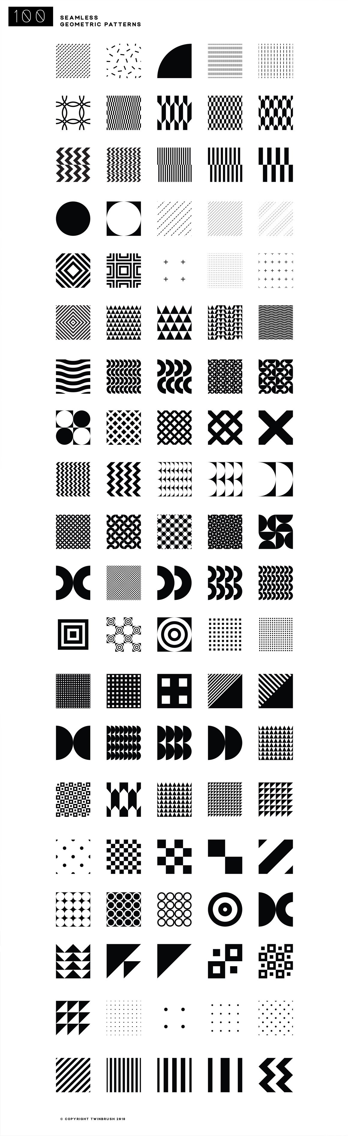 Seamless Geometric Pattern Collection