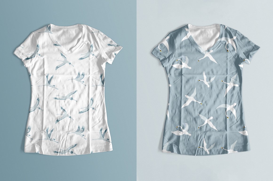 Seamless Patterns with Birds