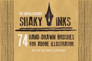 Shaky Inks - Brushes for Adobe Illustrator