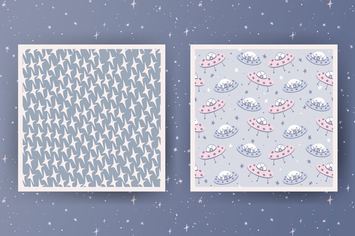 Space Seamless Patterns