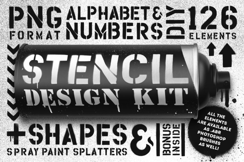 Stencil Design Kit - Design Cuts