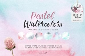 Watercolor Textures - Pastel