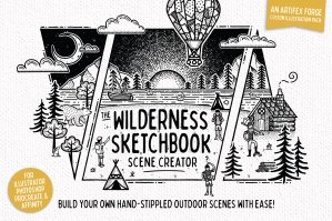 Wilderness Sketchbook Scene Creator