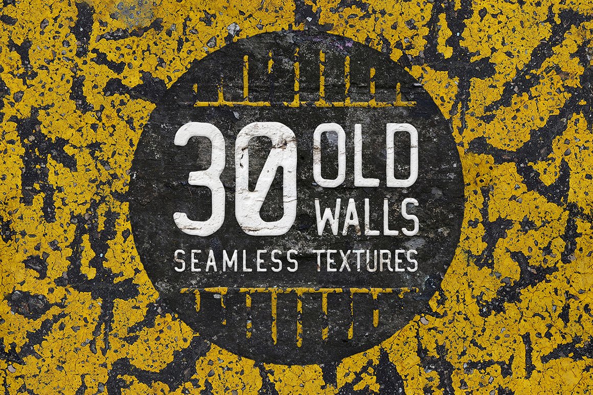 30 Old Walls Seamless Textures