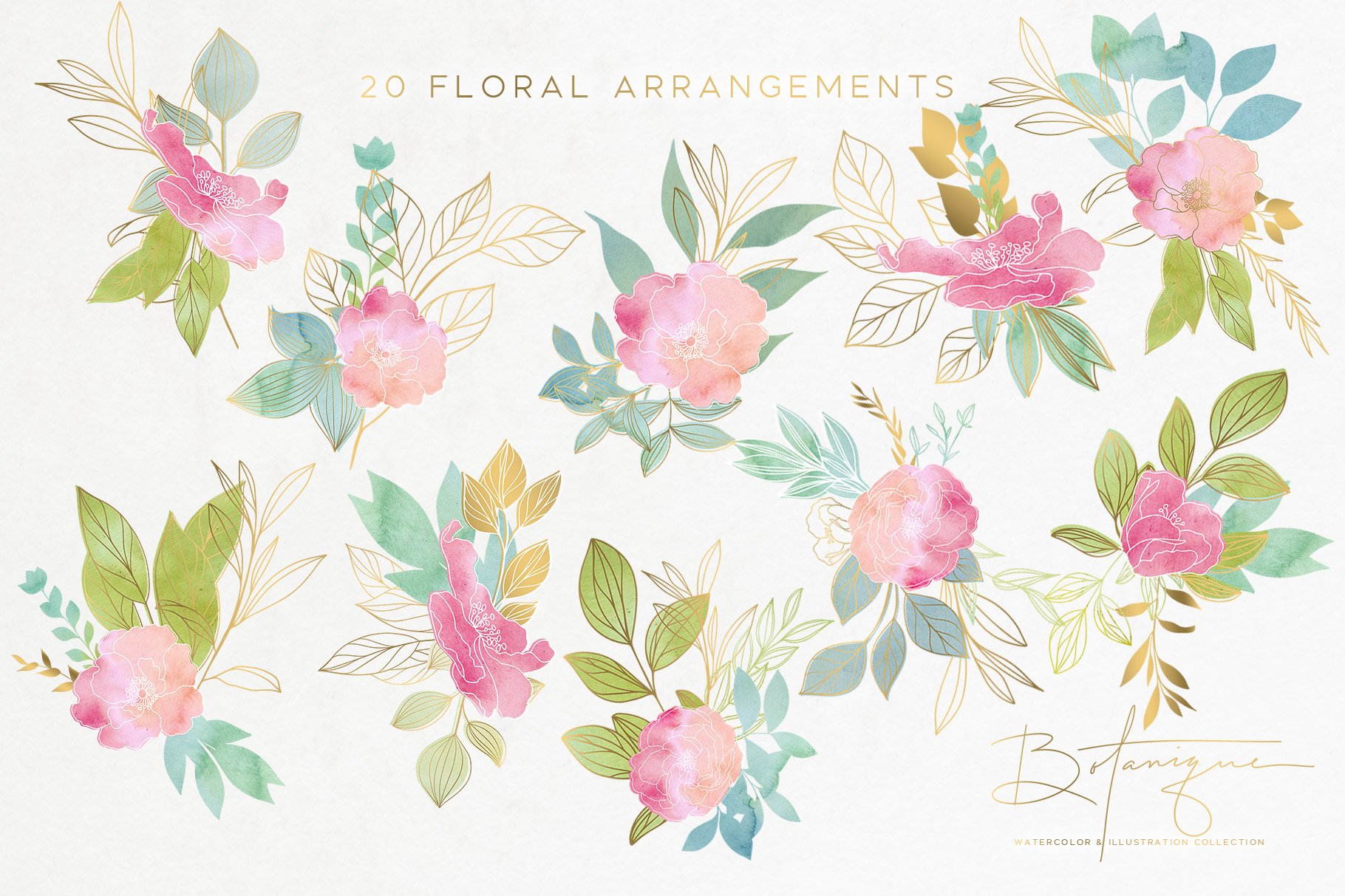 Botanique - Floral Watercolor Kit