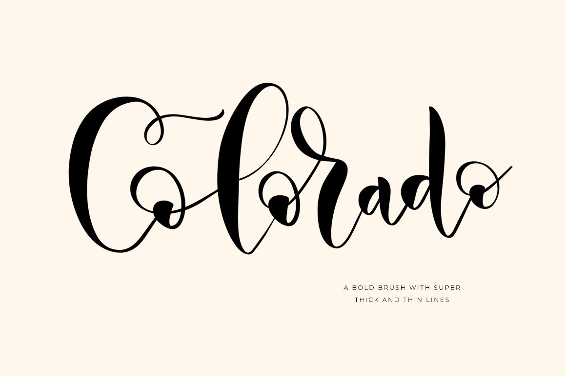 Colorado Procreate Lettering Brushes