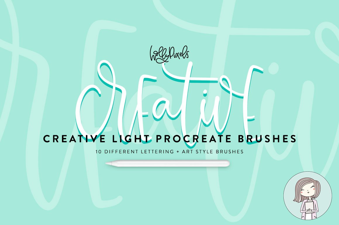 Creative Light Procreate Brushes For Lettering