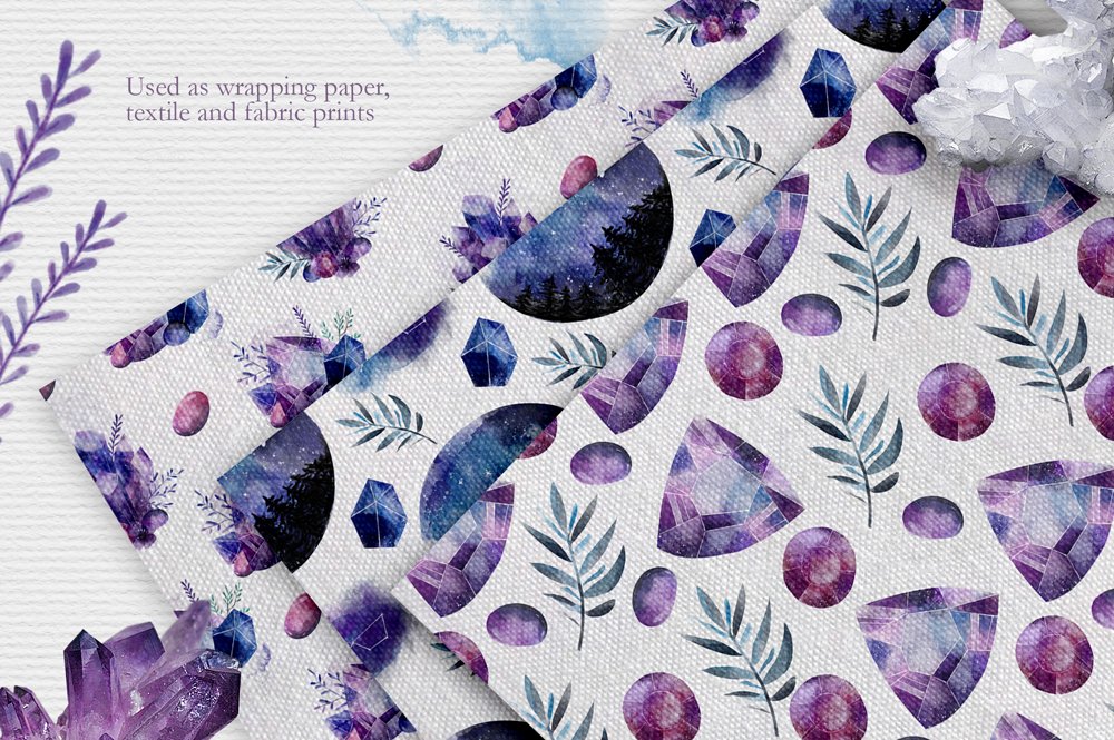 Crystalline Watercolor Collection