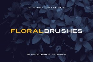 Elegant Floral Brushes for Photoshop