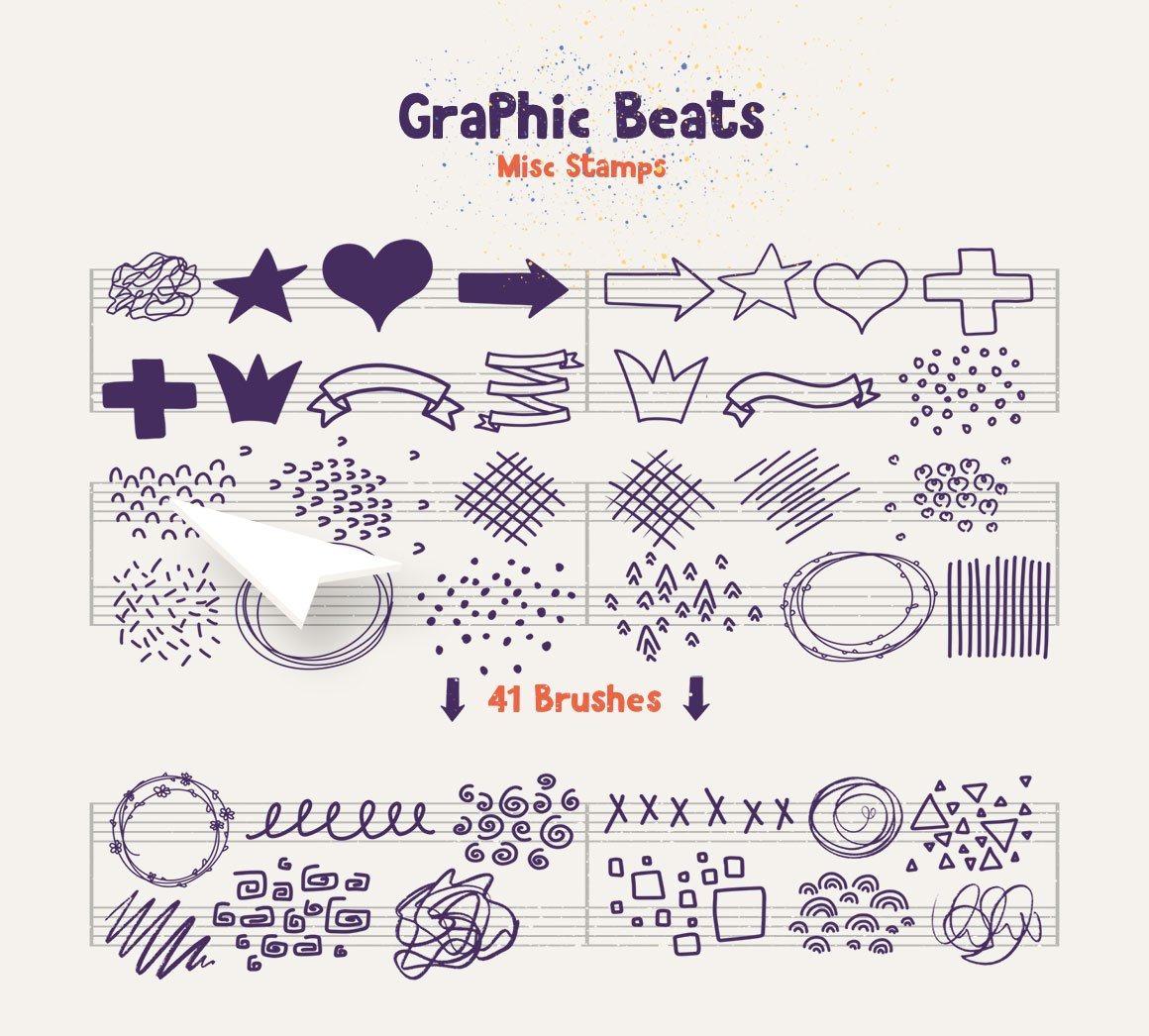 Graphic Beats: Photoshop Brushes