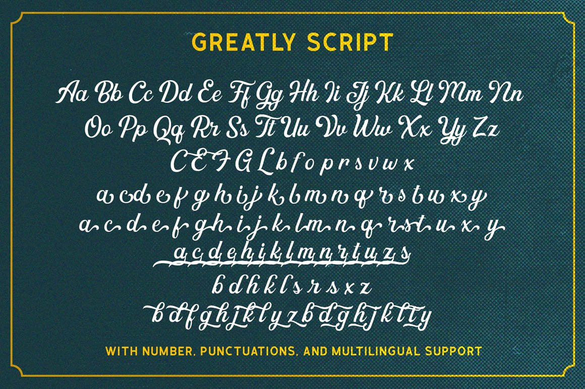 Greatly Font Duo & Logo Templates