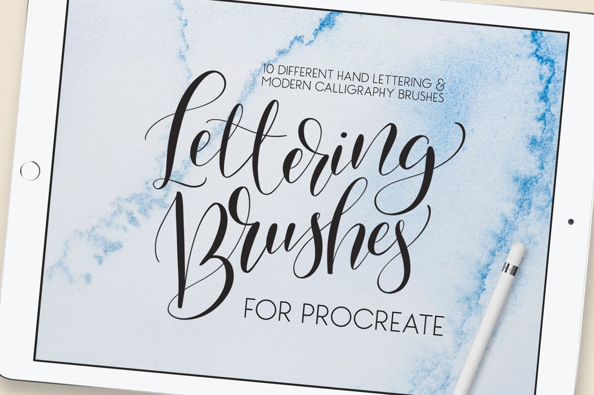 Lettering Brush Pack For Procreate