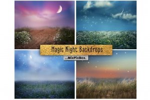 Magic Night Backdrops