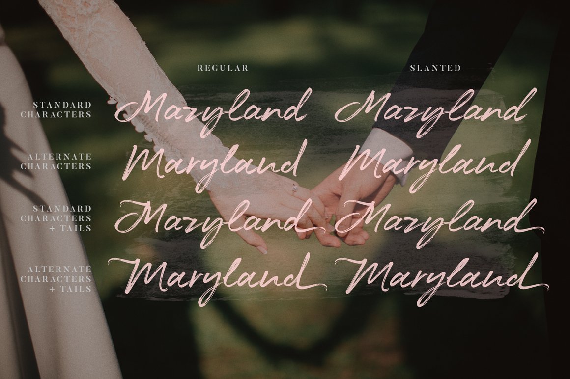 Maryland Wedding Font