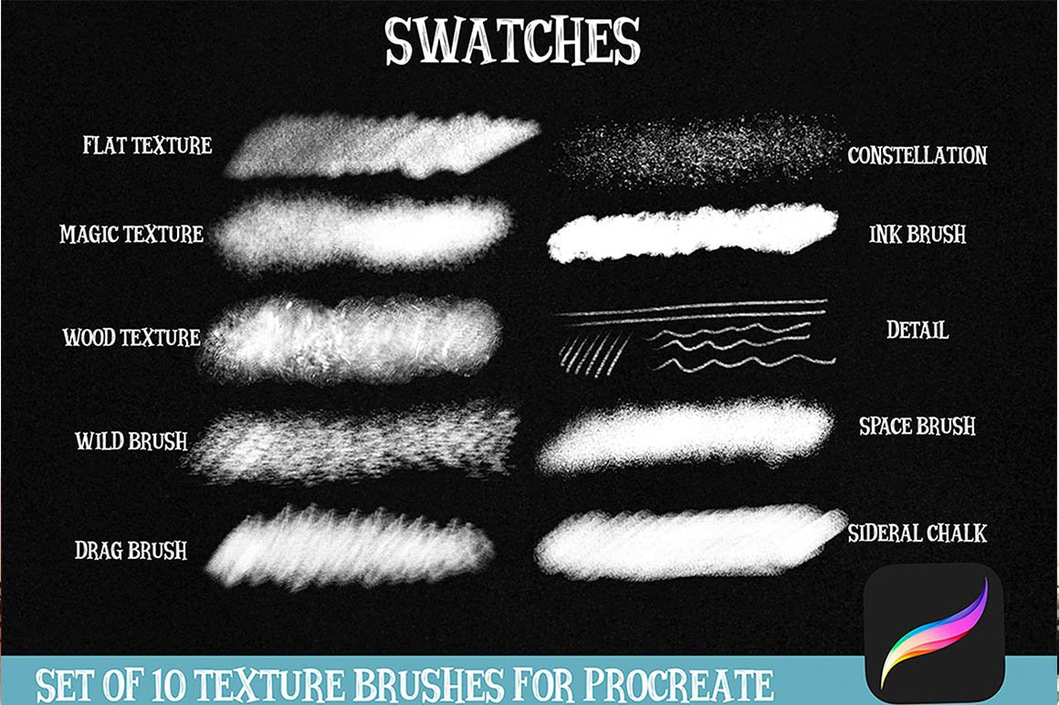 Procreate Texture Brushes Box