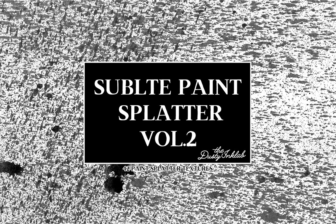 Subtle Paint Splatter Vol. 2