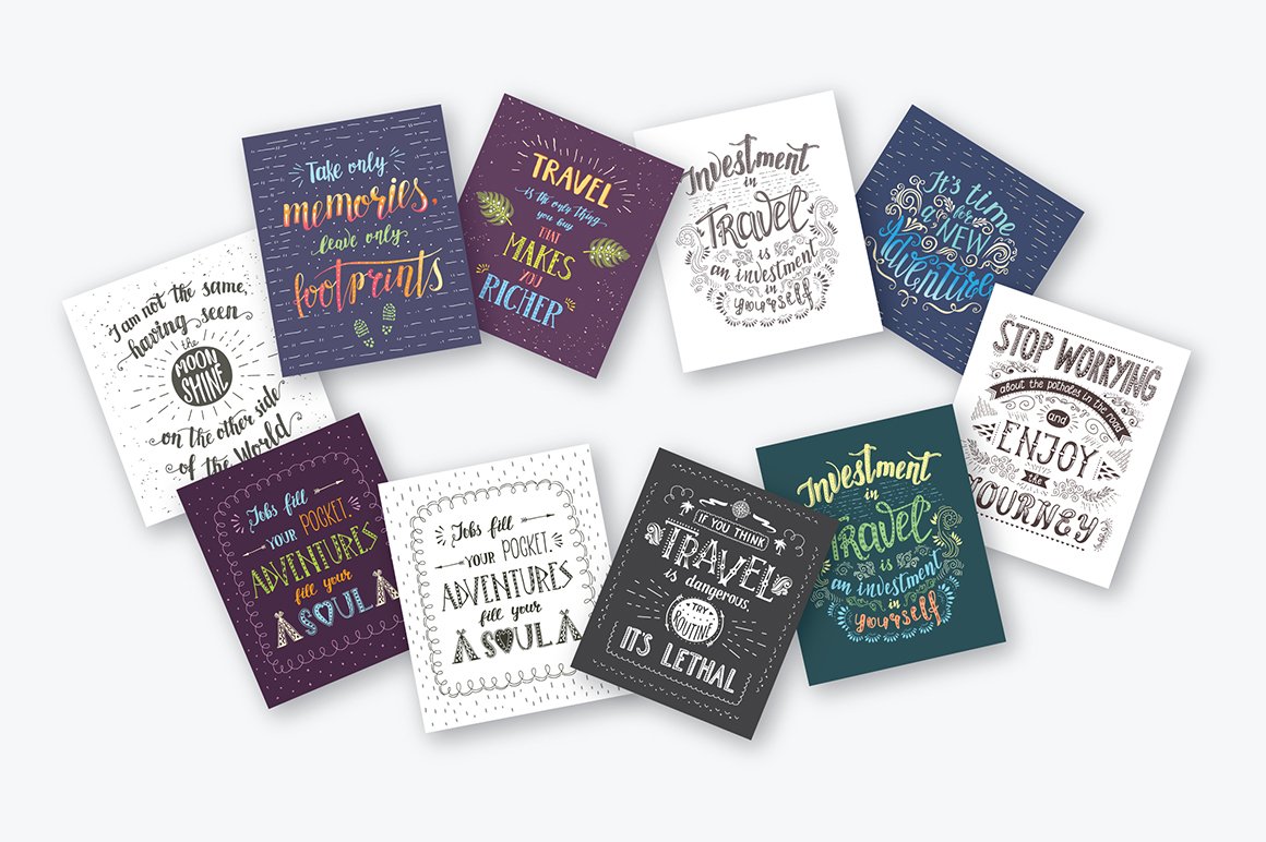Travel Hand Drawn Lettering