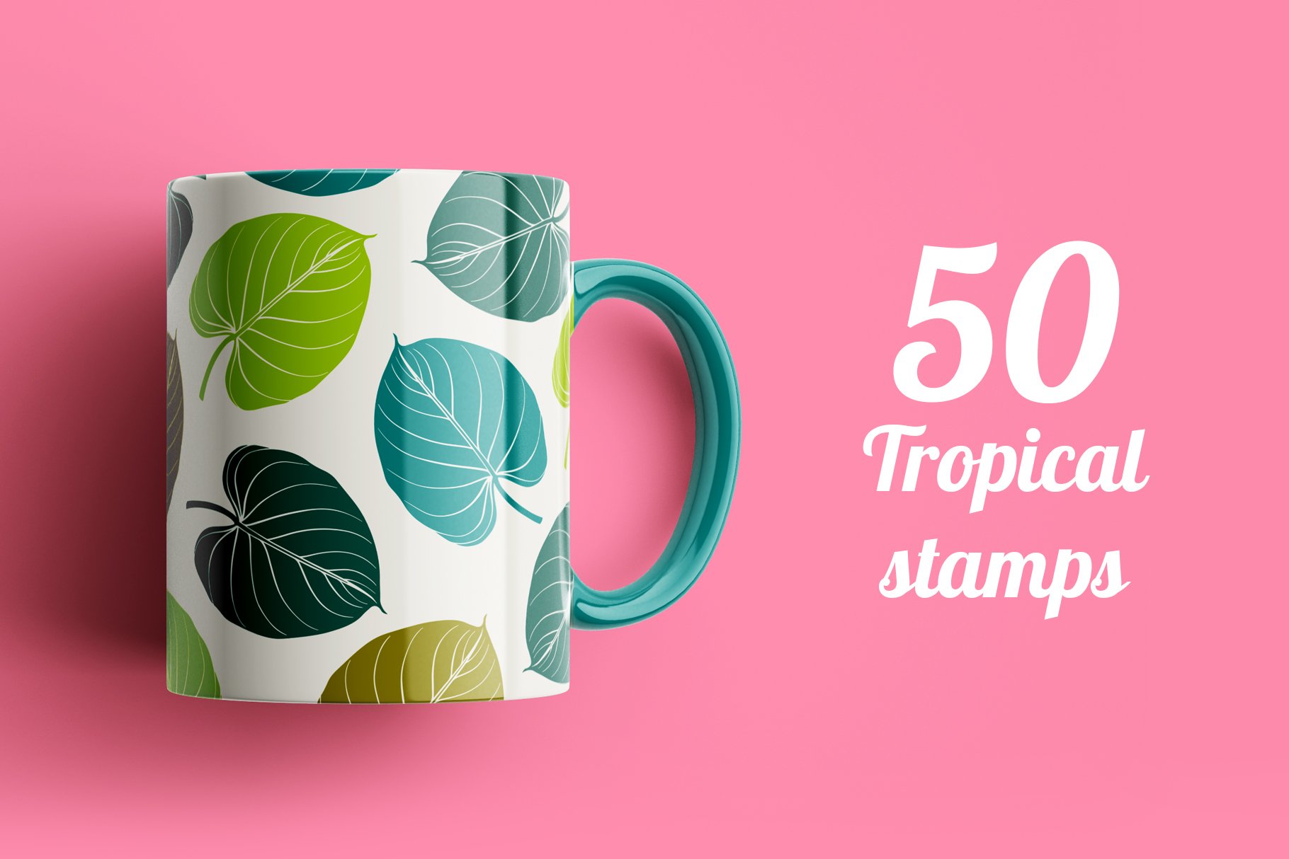 Tropical Procreate Stamp Brushes