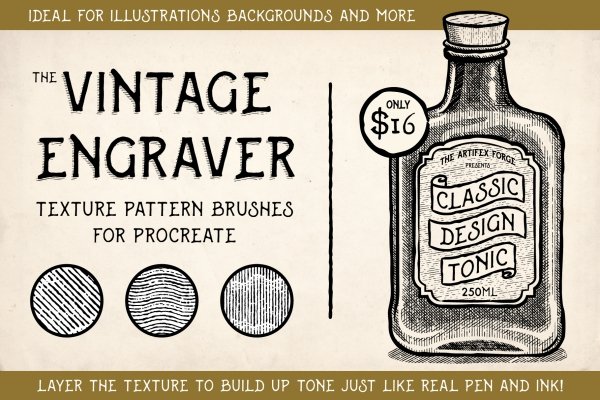Procreate Liner Brush  Buy Procreate Fine Liner Brushes & Patterns Online  - Artifex Forge