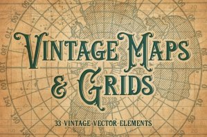Vintage Maps And Grids
