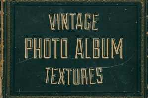 Vintage Photo Album Cover Textures