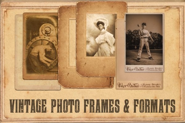 Vintage Photo Album Cover Textures - Design Cuts