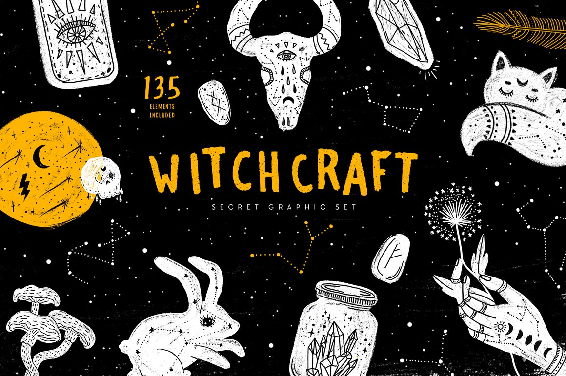 Witchcraft. Secret Graphic Set