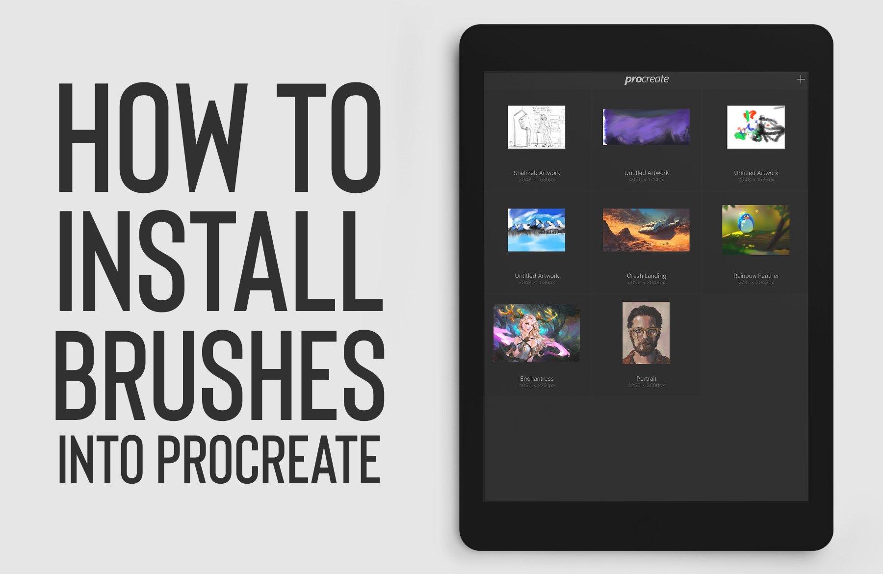 How to Install Brushes in Procreate