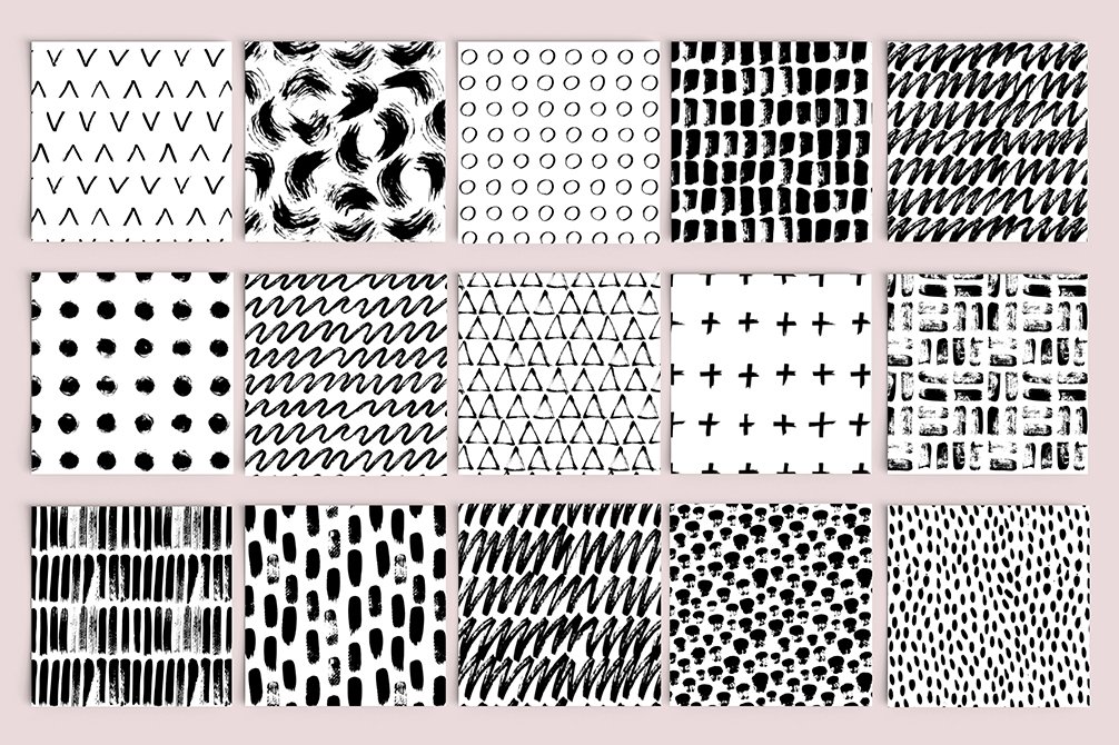 50 Messy Patterns