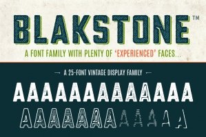 Blakstone - Vintage Display Font Family