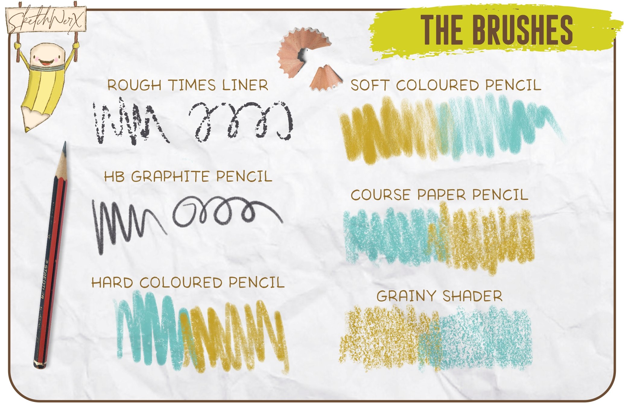 Coloured Pencil Artist Set - For Procreate
