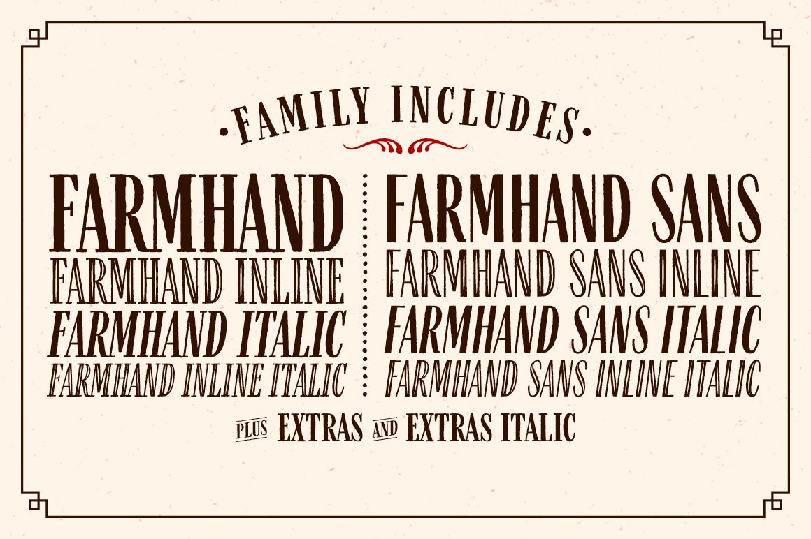 Farmhand Font Family