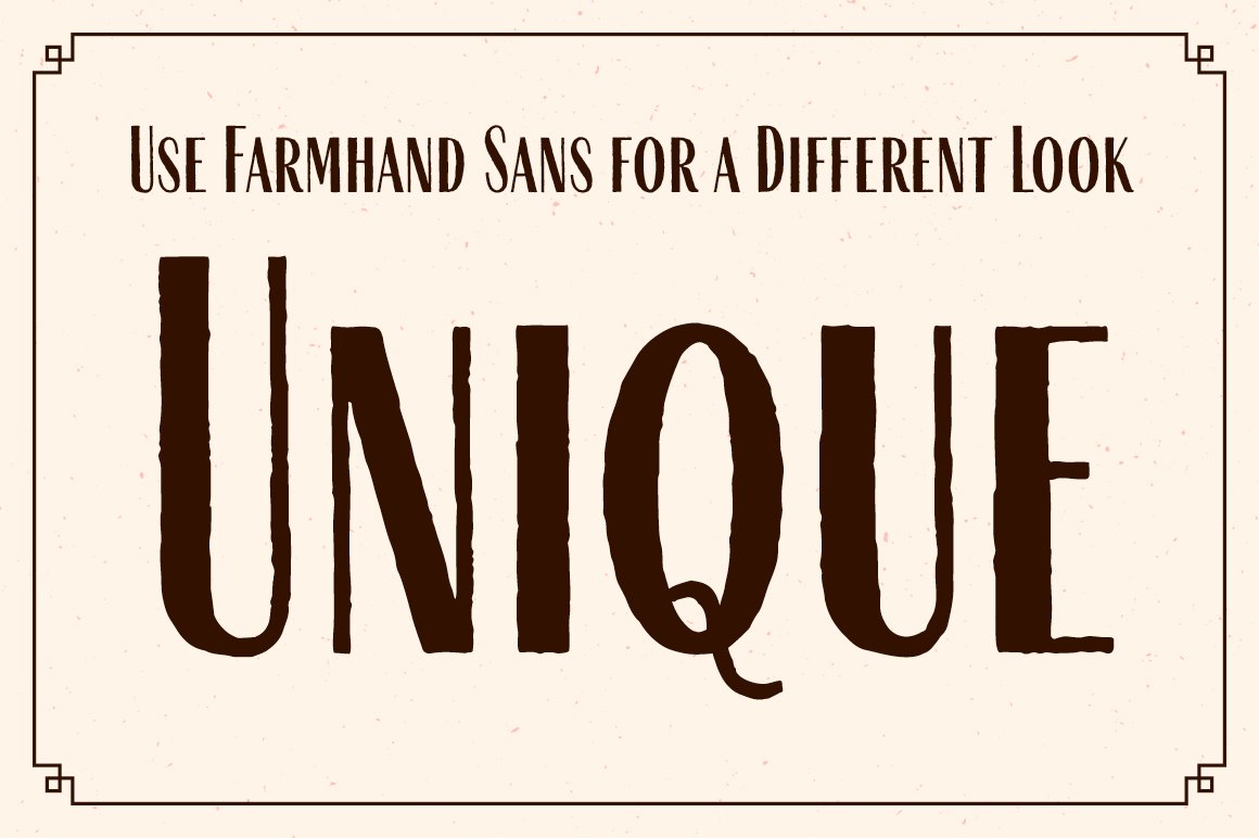 Farmhand Font Family