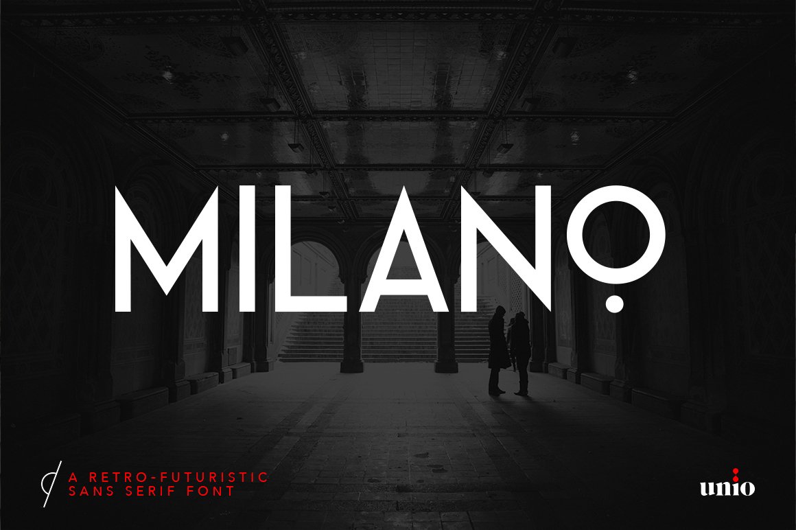 Milano - Retro-Futuristic Sans