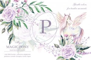 My Magic Pony Watercolor Collection