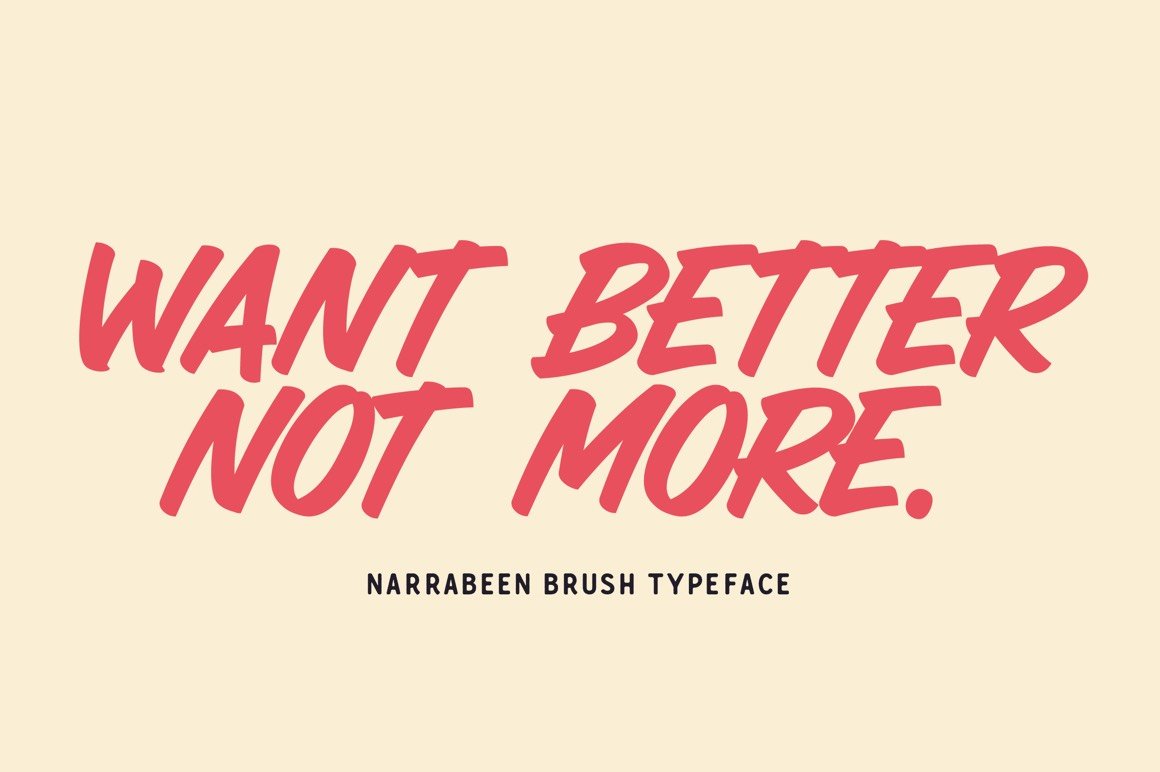 Narrabeen - Sign Painter Style Typeface