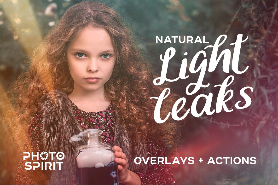 Natural Light Leaks Overlays