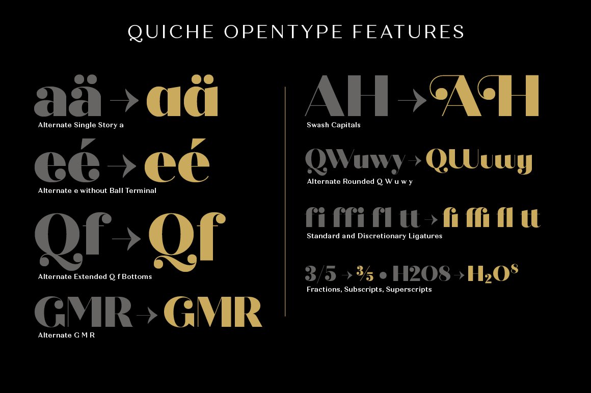 Quiche Fine Black Font