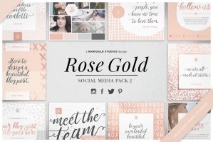 Rose Gold - Social Media Pack 2