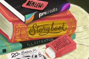 Storybook Illustrator Brushes for Procreate