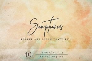 Sumptuous Pastel Paper Textures