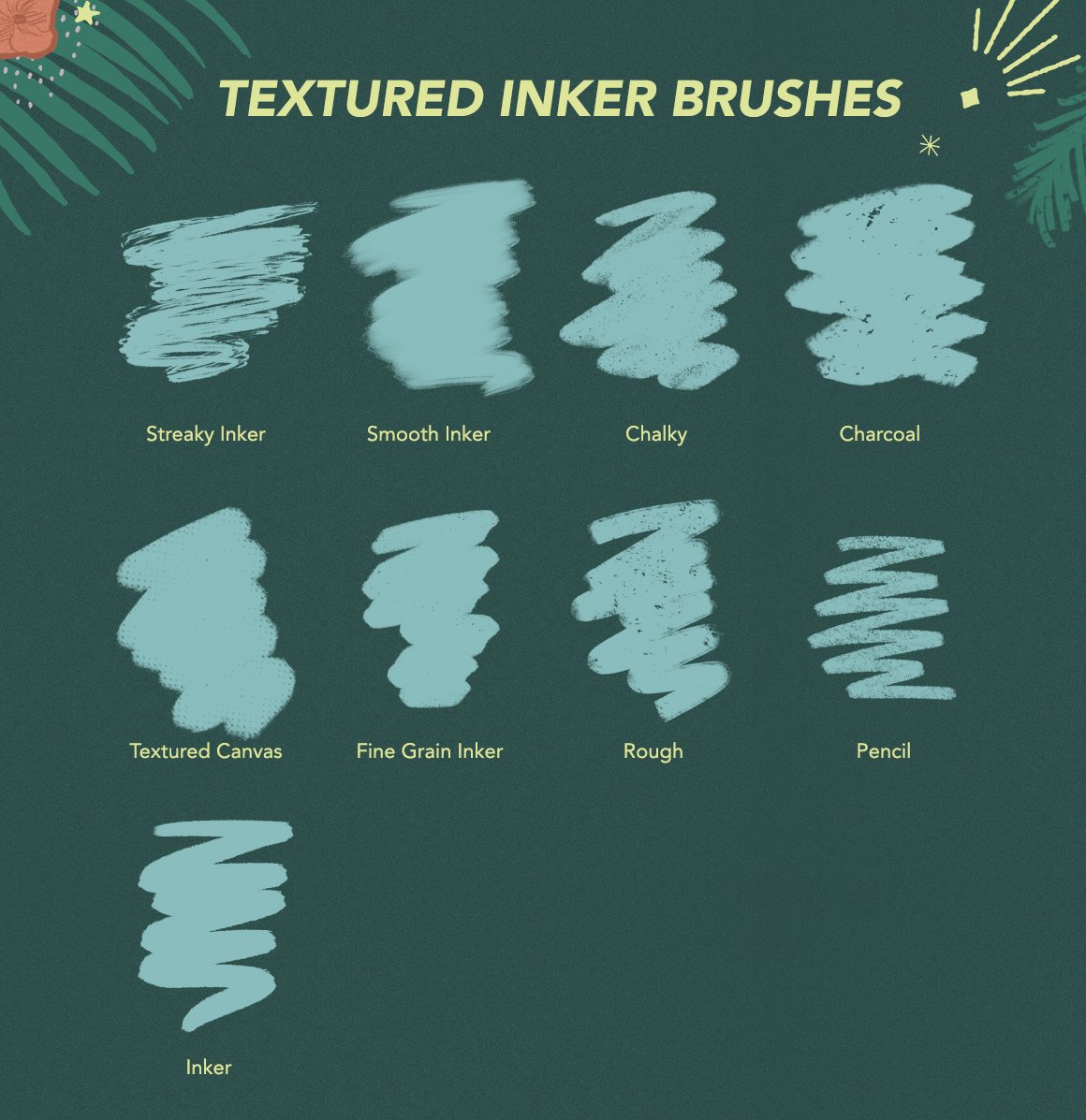 Texture Toolkit Brushes for Procreate