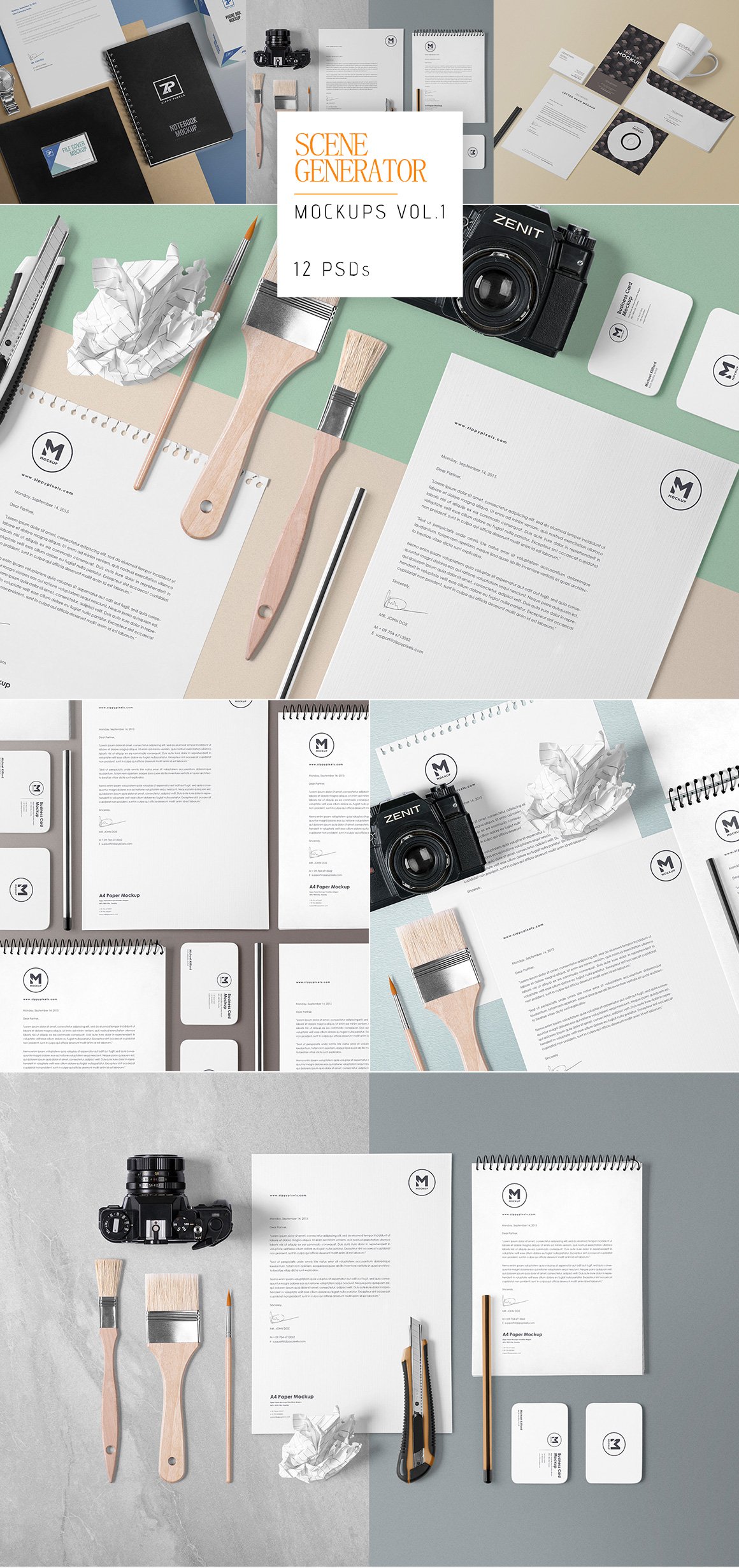 111 Stationery Mockups Collection