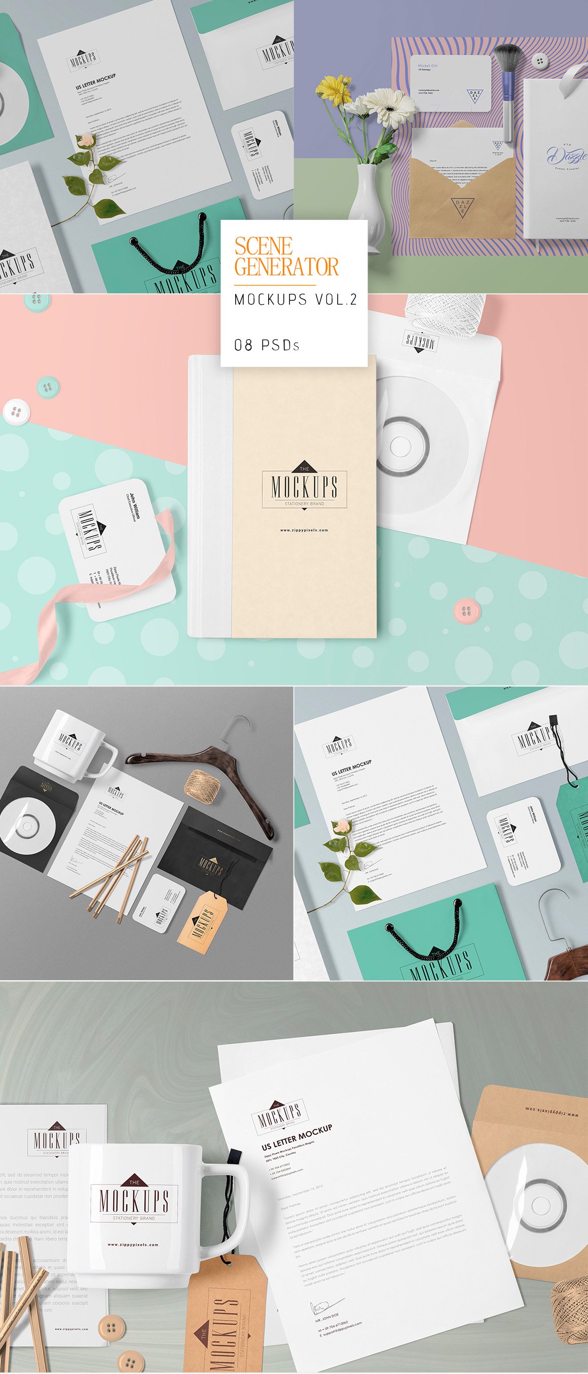 111 Stationery Mockups Collection