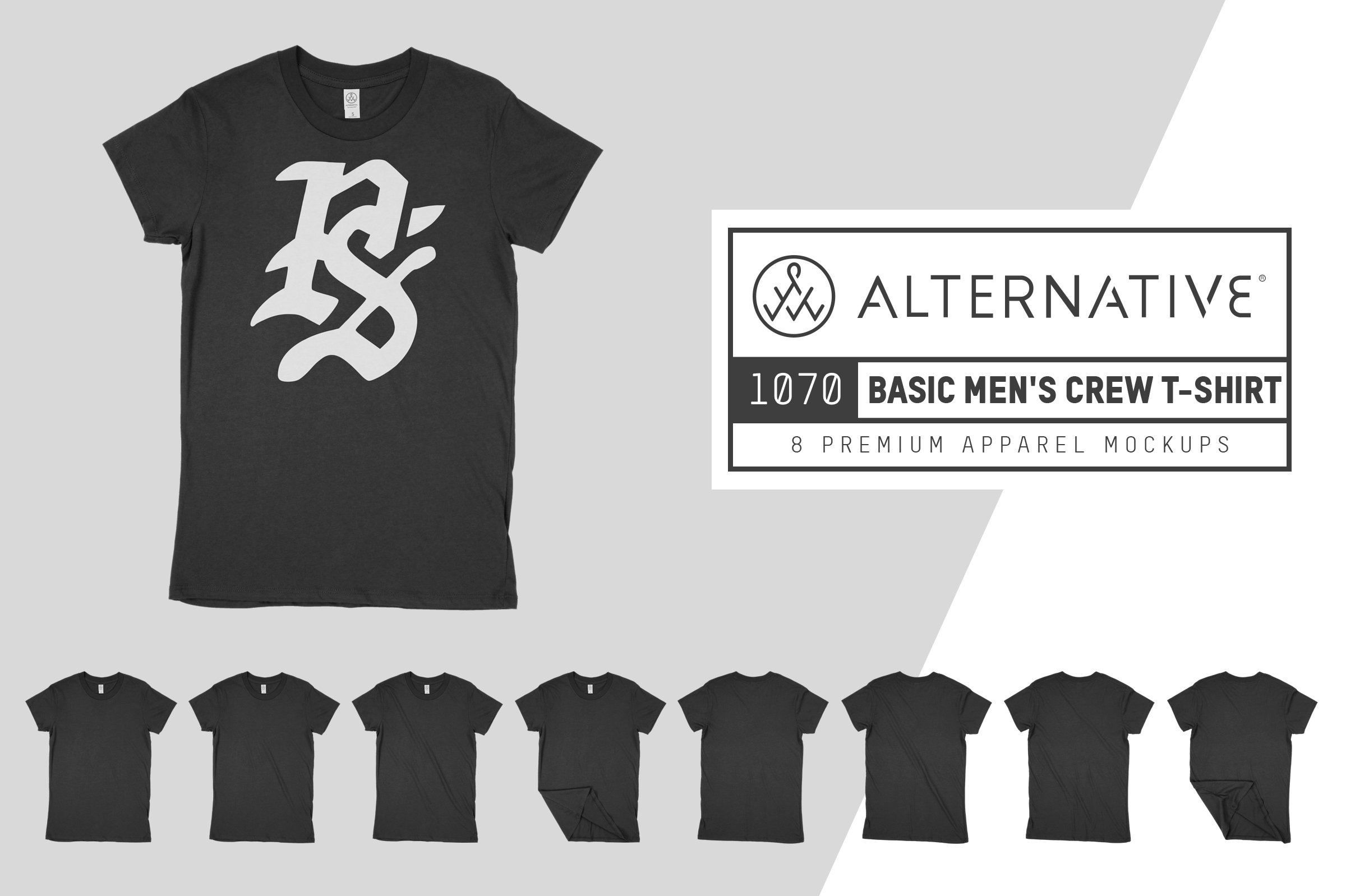 Alternative 1070 Men's T-Shirt Mockups