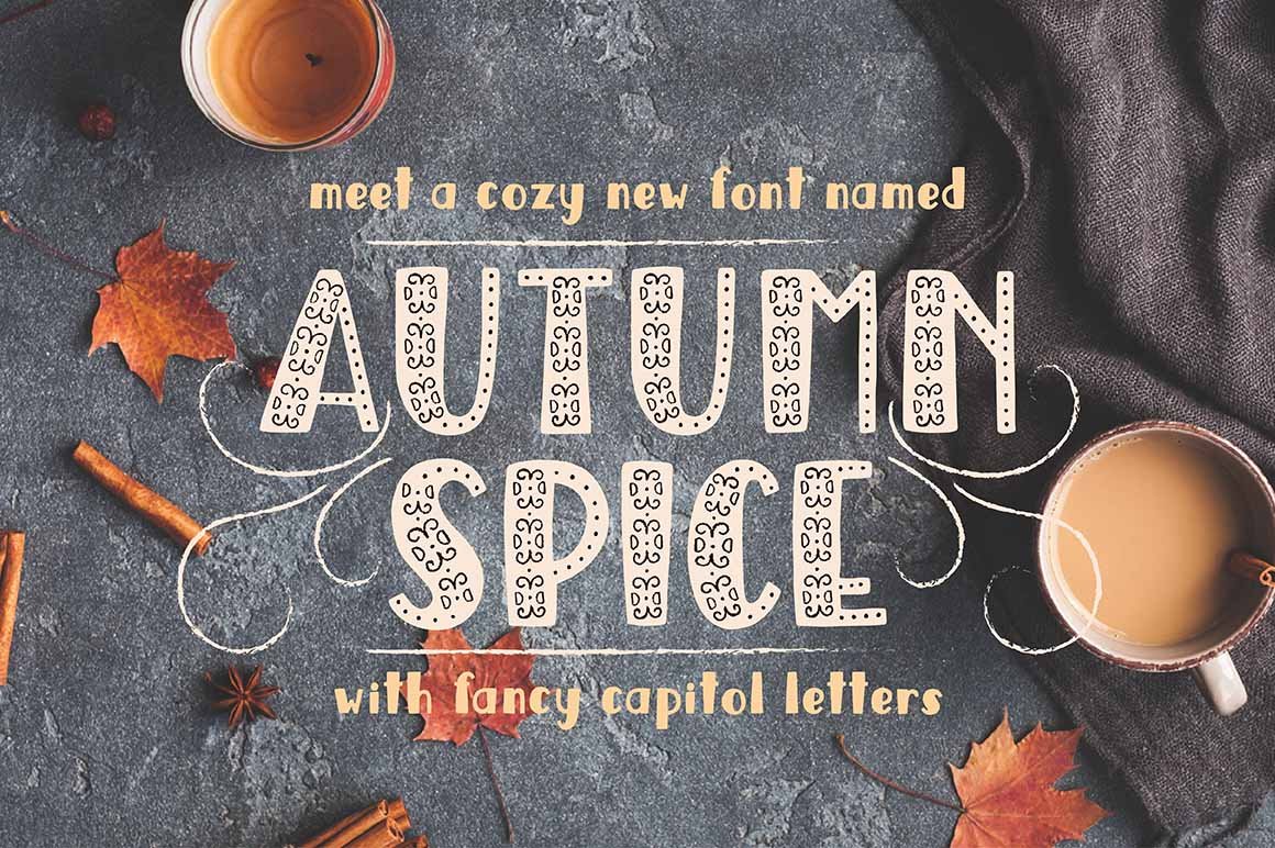 Autumn Spice Display San Serif Font