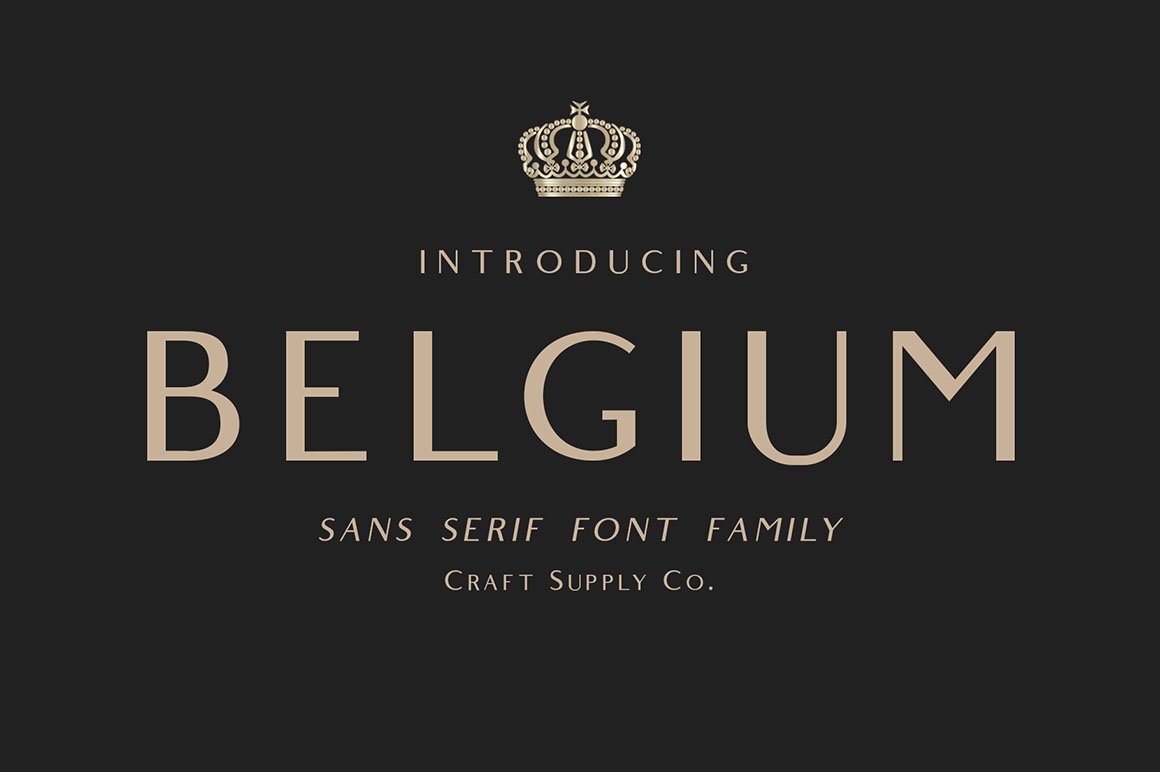 Belgium Font Family